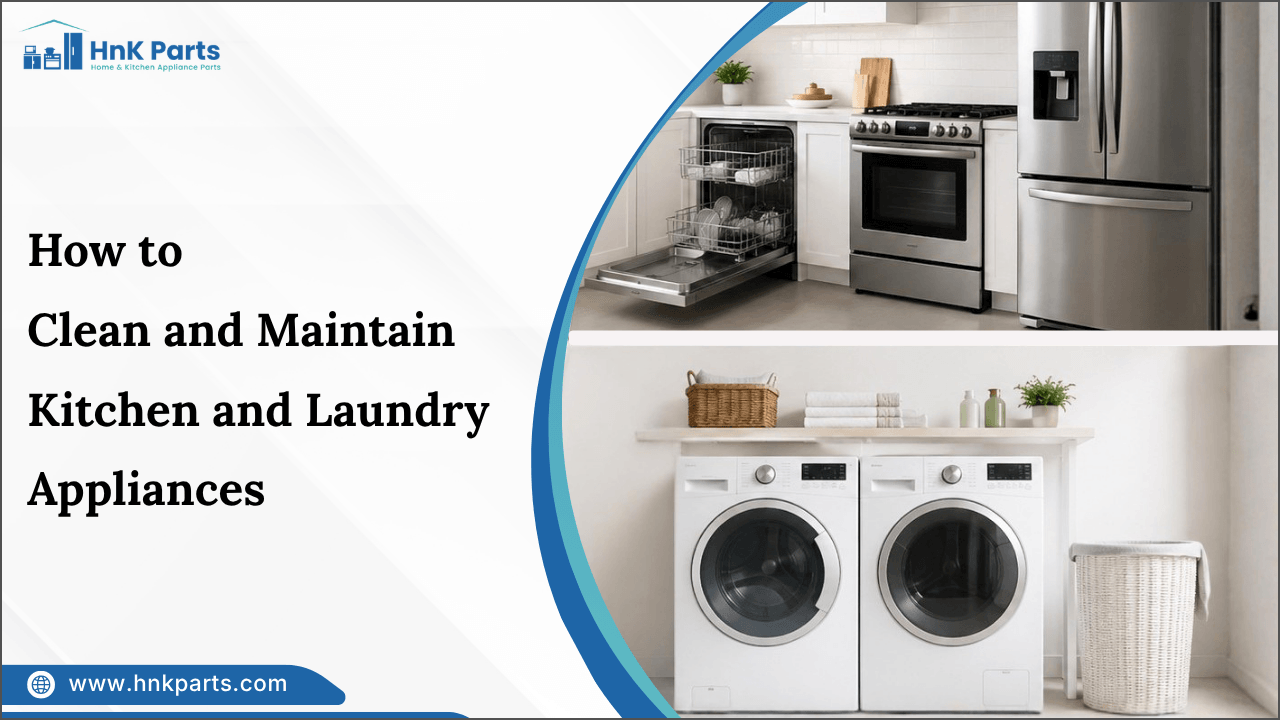 How to Clean and Maintain Kitchen and Laundry Appliances