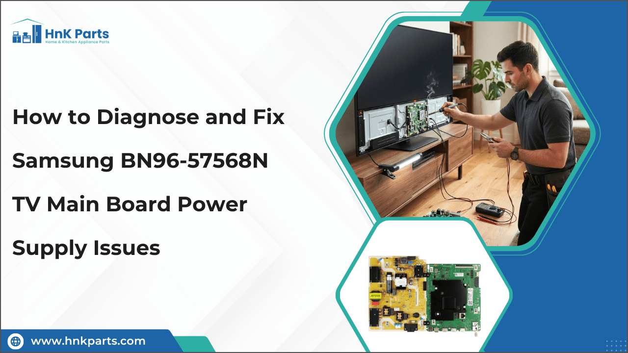 How to Diagnose and Fix Samsung BN96-57568N TV Main Board Power Supply Issues