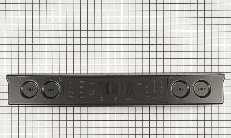 Whirlpool W10236209 Range panel control