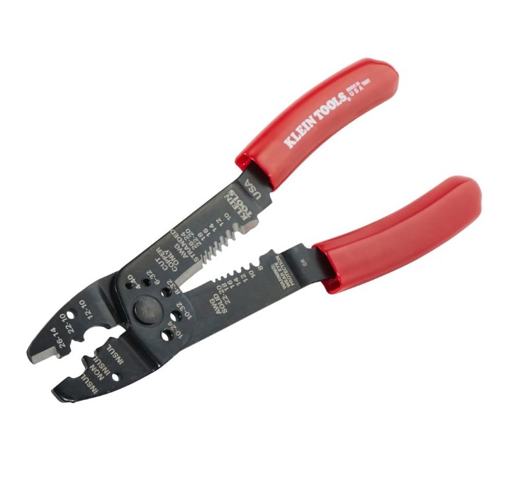 Vaco/Klein Tools 1001 Wire Cutter 8-22 AWG Red 8 1/2"