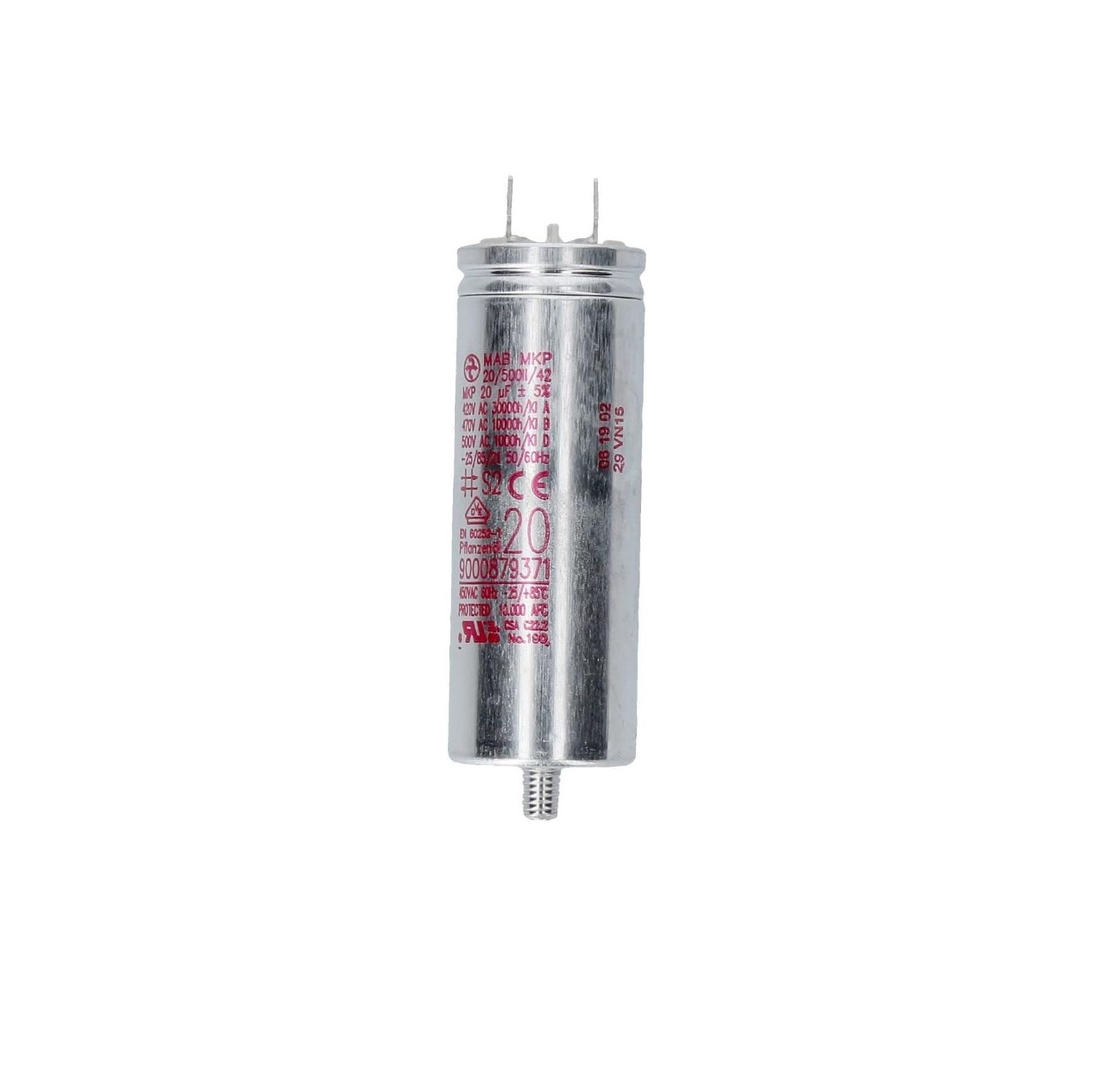 Bosch 636485 Dryer Capacitor Metal Paper