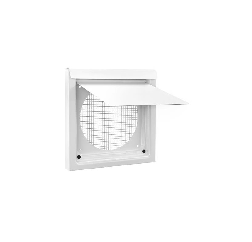 Inovate 6WVW-NC Dryer 6" Premium Wall Vent No Collar White