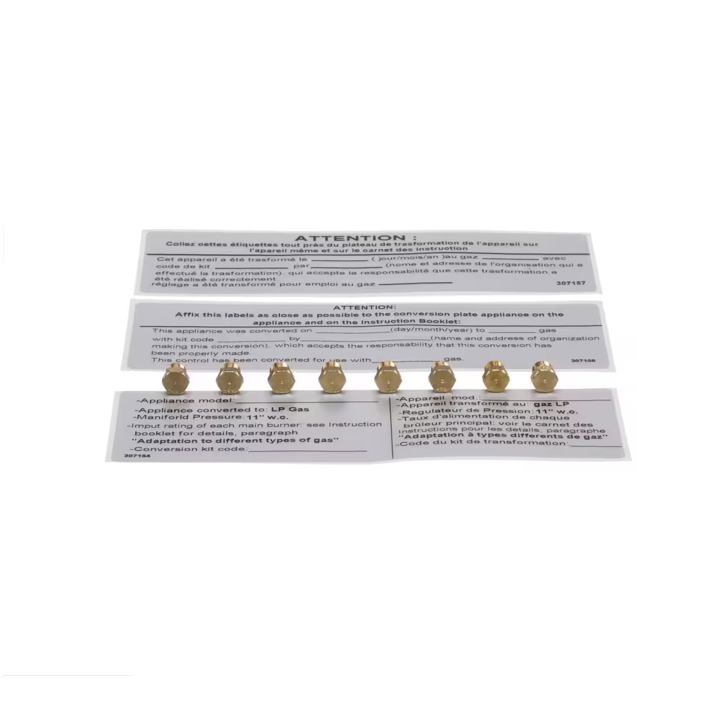 Bertazzoni 910970 LPG Range Nozzles Kit for 5-Burner