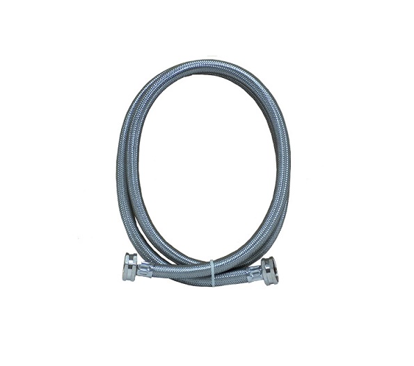 USD Products WM-50-185 Washer Hose Stainless Steel Straight 5 Ft
