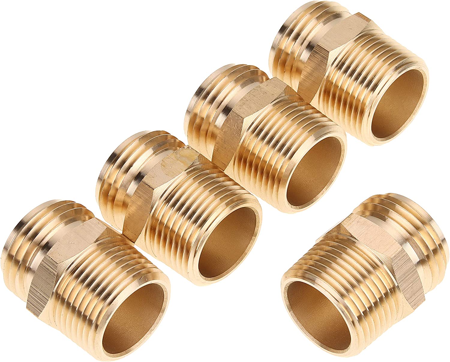 Ez-Flo 41017 Chrome Y Connector Adapter 3/4" MHT X 3/4" MHT