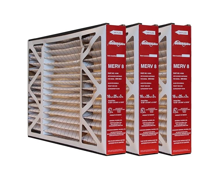 GENERAL FILTERS INC. 4521 Air Filter 16" x 25" x 3"