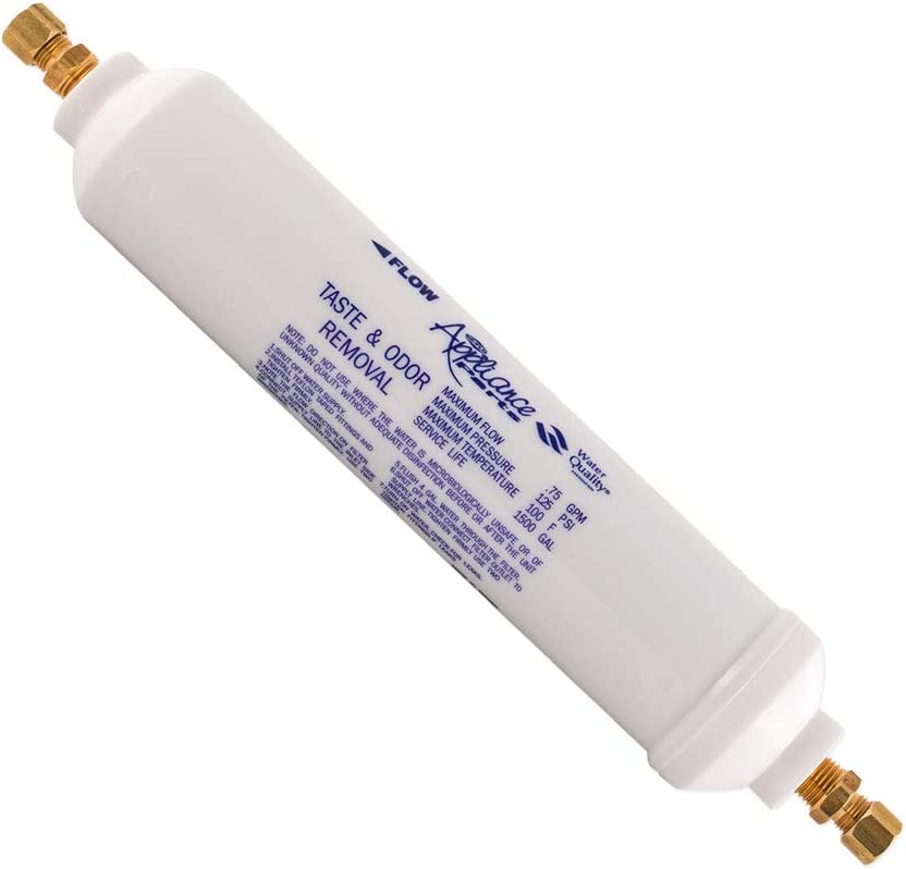EZ-FLO 60461N Refrigerator Taste and Odor Inline Water Filter 10"