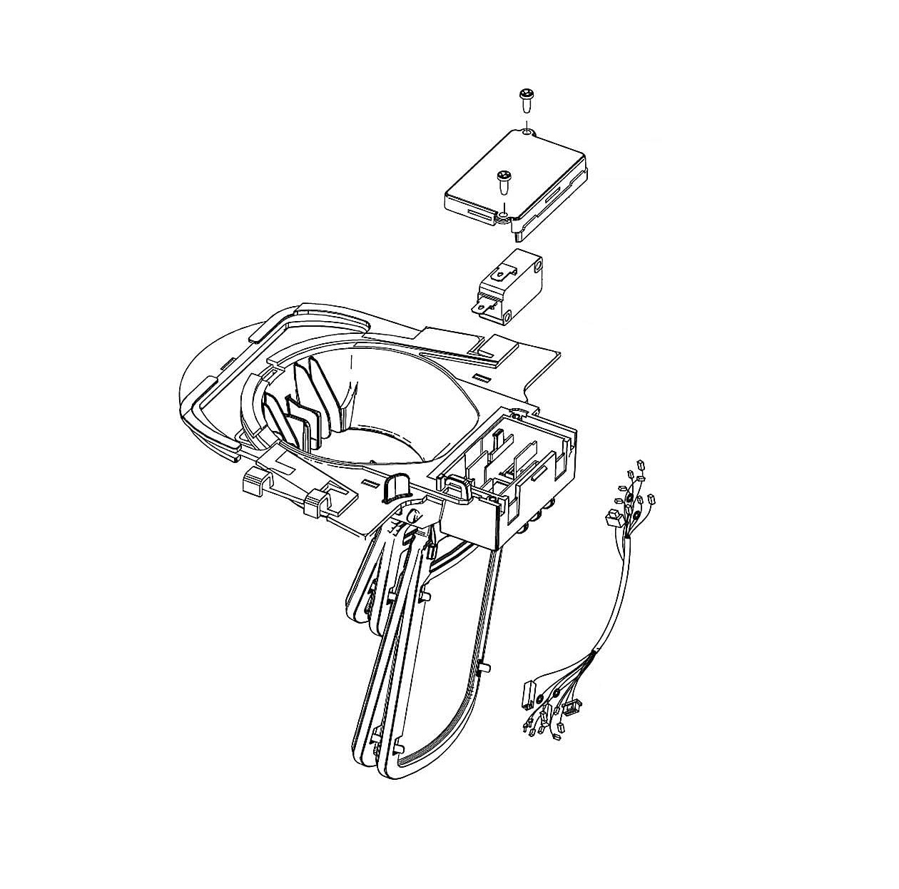 Samsung DA97-12628S Refrigerator Lever Dispenser Assembly