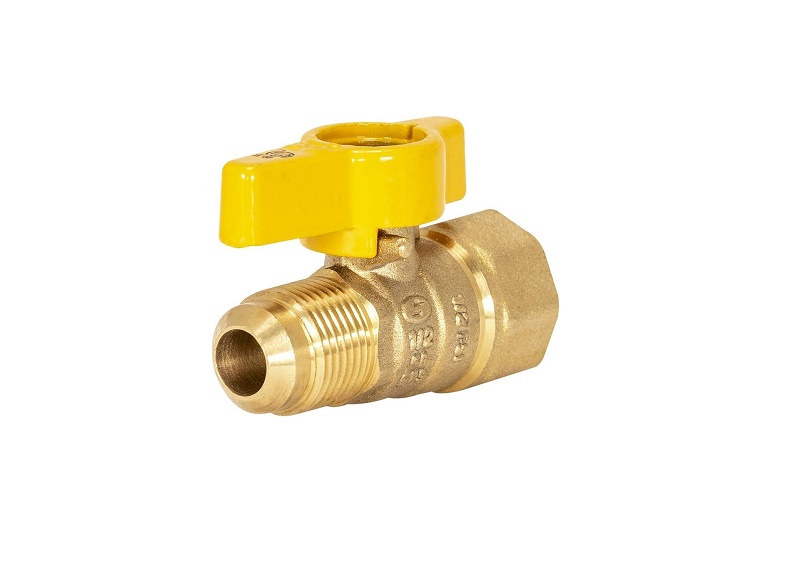 EZ-FLO 60003 Straight Gas Valve 1/2" FLR x 1/2" FIP