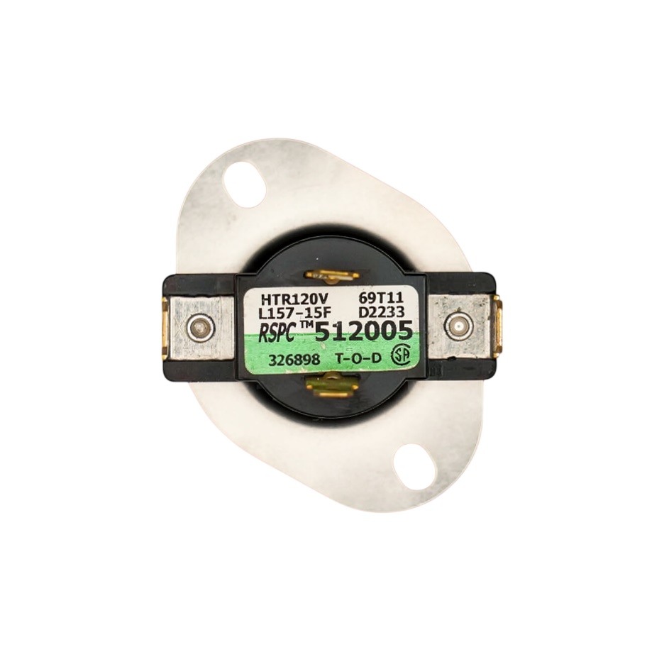 Speed Queen D512005 Dryer Thermostat Cycling Green/White